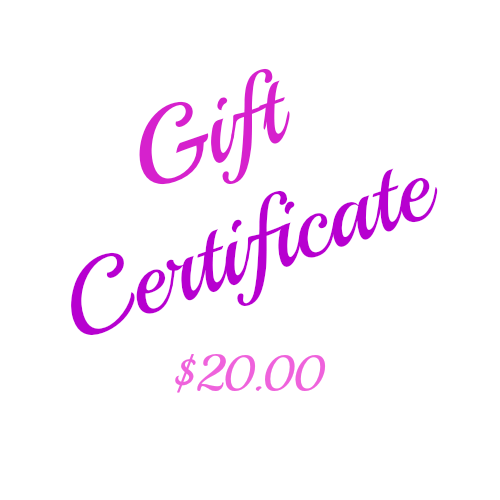 This beautiful $20 Gift Certificate is printed on card and presented in a matching printed envelope ready for gifting. You can arrange for it to be sent to yourself or directly to the lucky recipient with a message from you. Ideal for a Gift idea, Birthday Gift, Christmas Gift, Anniversary Gift or any other Gift giving idea. Keep some on hand for that last minute gift.