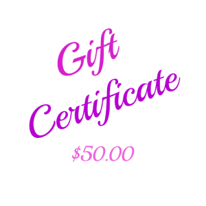 This beautiful $50 Gift Certificate is printed on card and presented in a matching printed envelope ready for gifting. You can arrange for it to be sent to yourself or directly to the lucky recipient with a message from you. Ideal for a Gift idea, Birthday Gift, Christmas Gift, Anniversary Gift or any other Gift giving idea. Keep some on hand for that last minute gift.