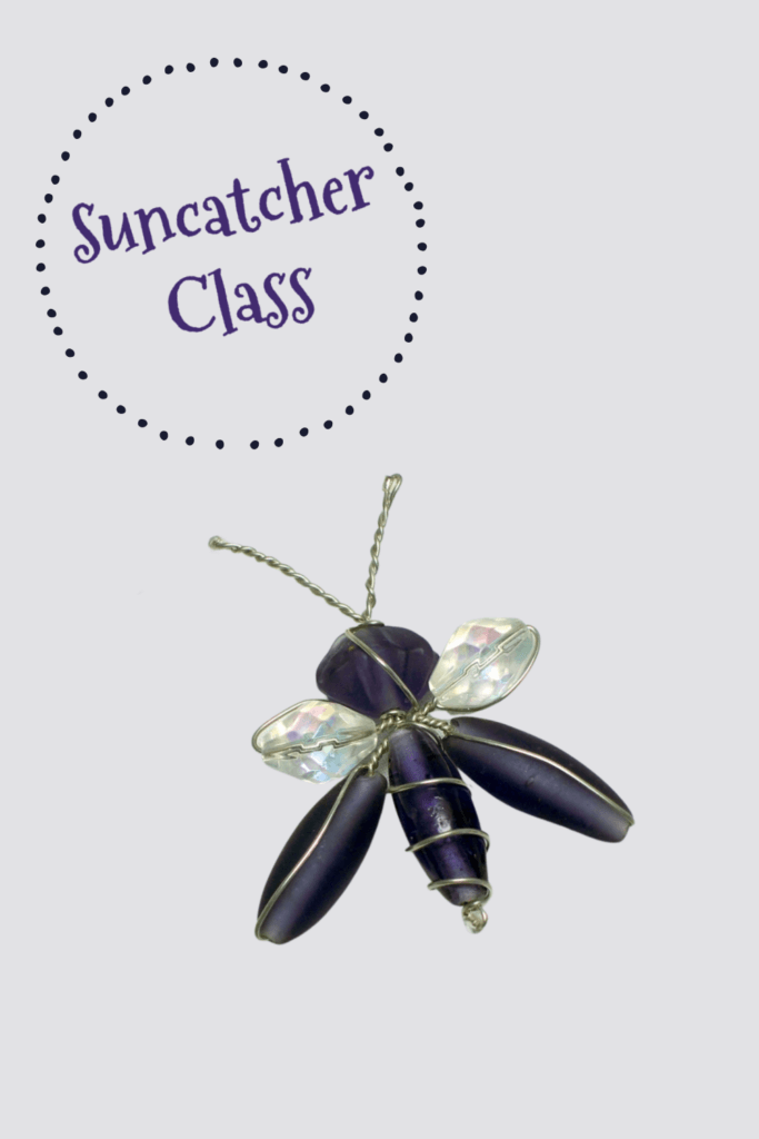 Suncatcher brooch decoration bug dragonfly butterfly classes